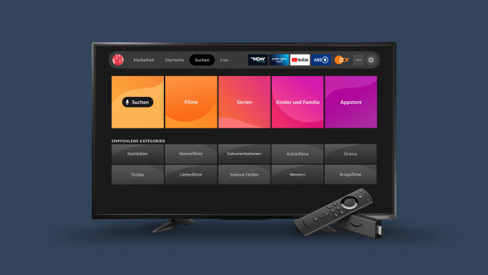 Neue Fire-TV-Oberfläche (Bild: Amazon)
